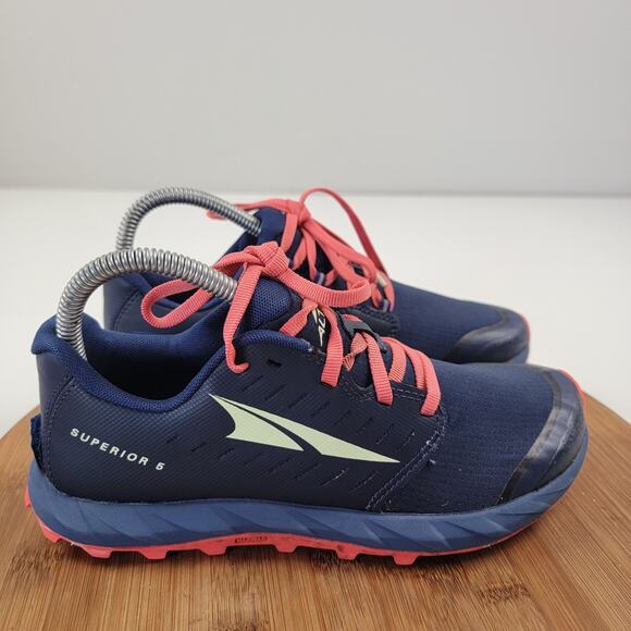 Altra Women's Superior 5 Trail Running Shoes Blue Sneakers Sz 6.5 US Outdoor - Picture 7 of 15